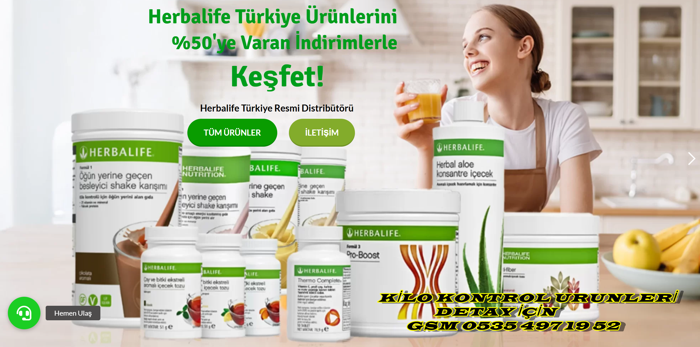 AŞAĞI KİLO KONTROL ÜRÜNLERİ