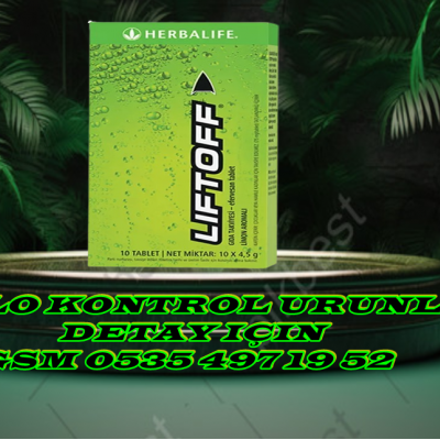 HERBALİFE LİFT OFF EFERVESAN İÇECEK LİMON AROMALI