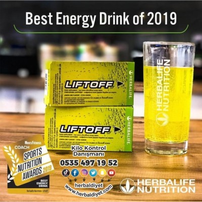 HERBALİFE LİFT OFF EFERVESAN İÇECEK LİMON AROMALI