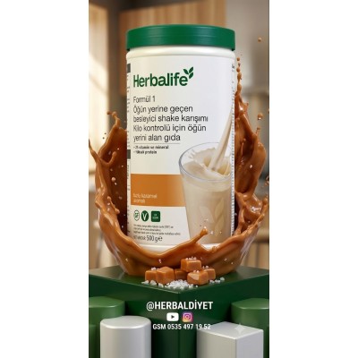 HERBALİFE ÜRÜNLERİ TUZLU KARAMEL SHAKE 